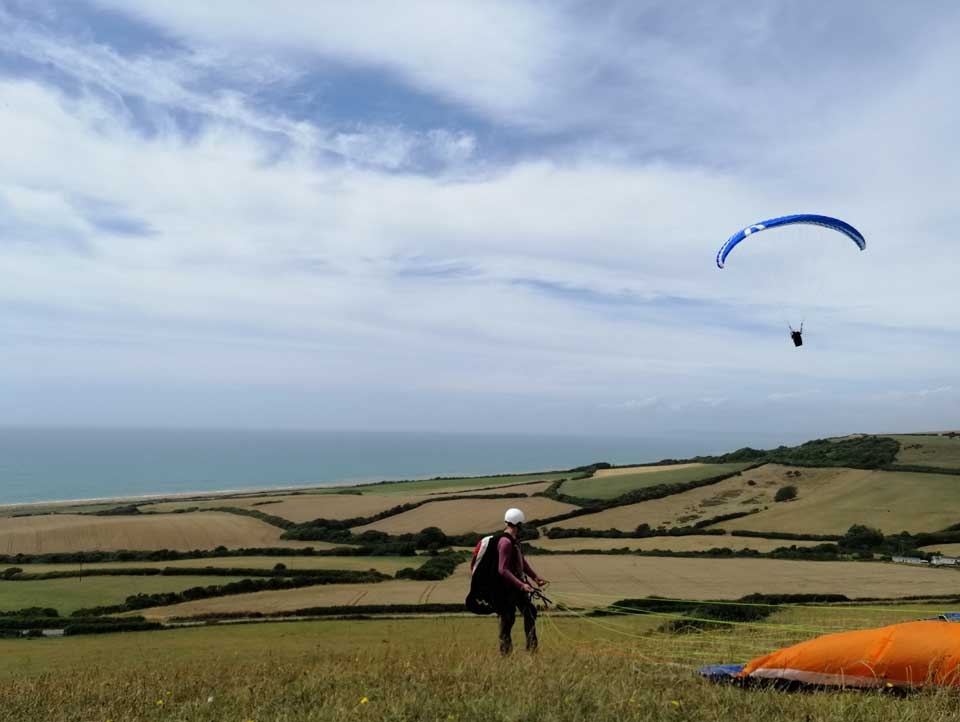 Soaring at last - Swyre Hill